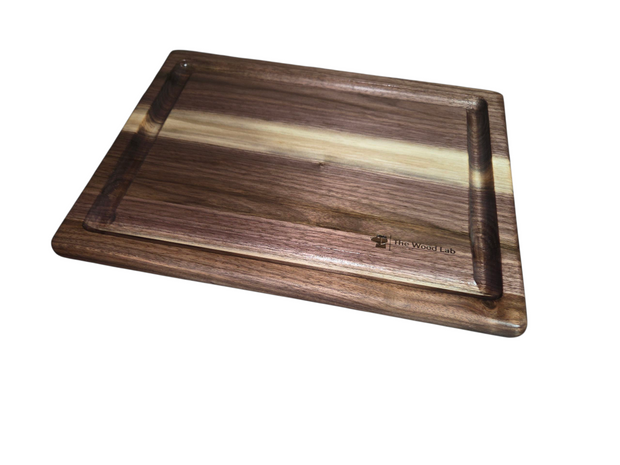 Small Walnut Juice Groove Cutting Board 1887
