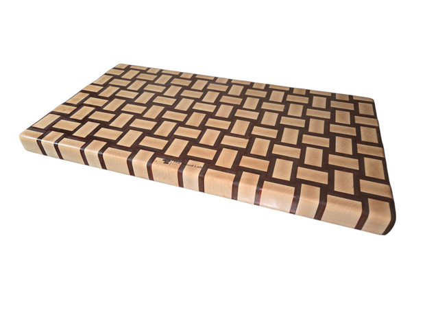 Basket Weave Endgrain Cutting Board 1529
