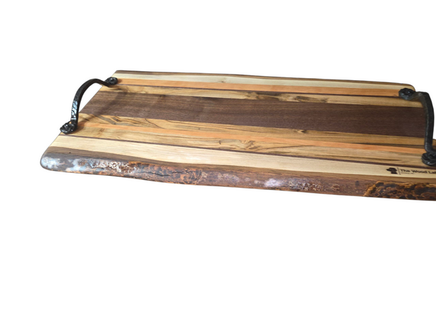 Live Edge Handled Charcuterie Board 1654