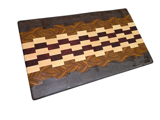 Patterned Endgrain Cutting Board #2972