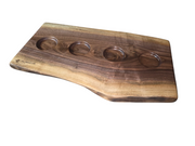 Live Edge Bowled Walnut Board 1291