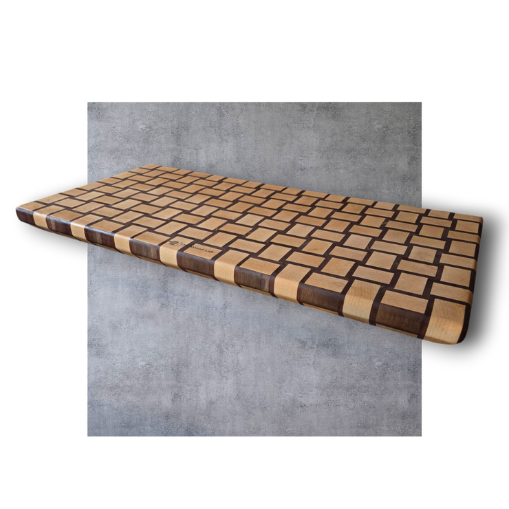 Basket Weave Endgrain Cutting Board 1122
