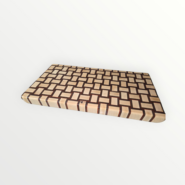 Basket Weave Endgrain Cutting Board 1732