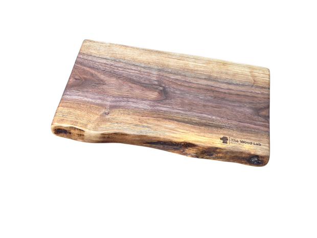 Small Live Edge Walnut Veggie Chopper 1603