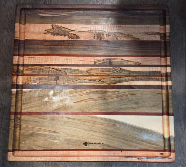 Large Square Juice Groove Cutting Board 1626
