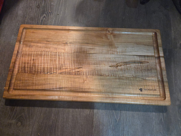 Curly Maple 🍁 Juice Groove Cutting Board 1613X