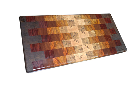 Flannel Endgrain Cutting Board #2934