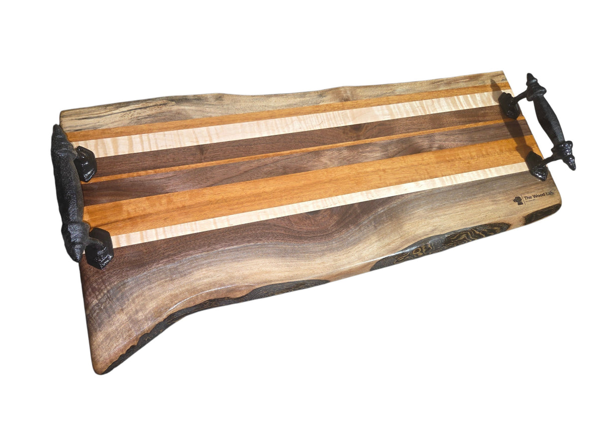 Live Edge Handled Cutting Board #2980