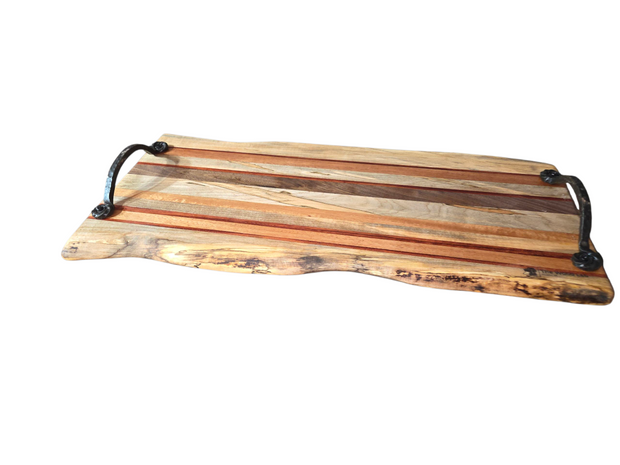 Live Edge Handled Charcuterie Board 1598
