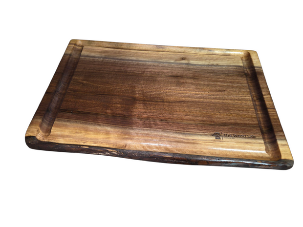 Live Edge Walnut Cutting Block 1905