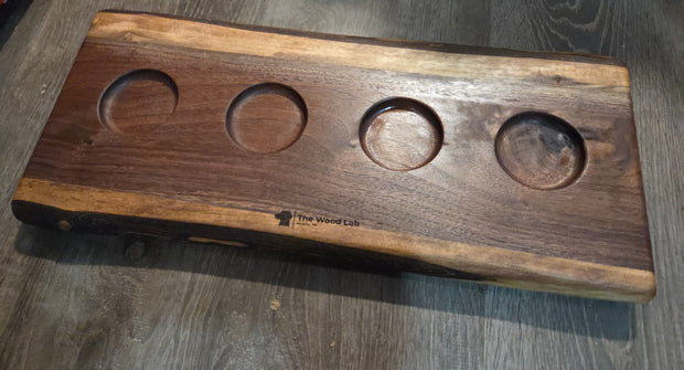 Live Edge Walnut Bowled Board 1623