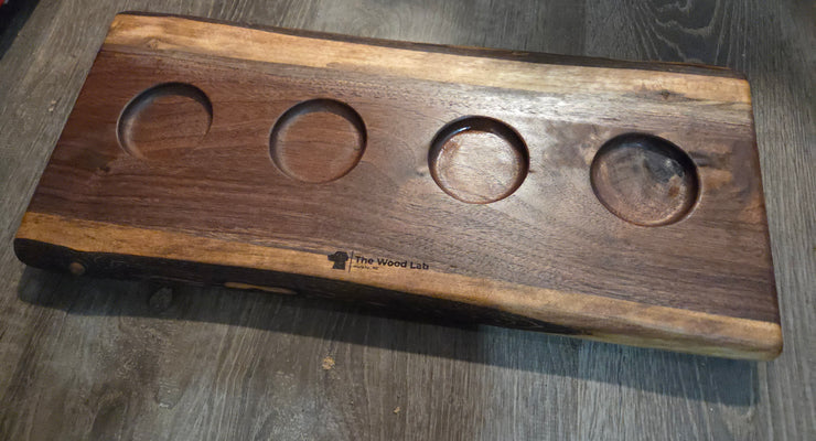 Live Edge Walnut Bowled Board 1623